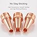 MCWlaser 5 Pcs Laser Welder Nozzle Tip Kit AS-12 Copper Nozzles for Portable Laser Welding Gun Laser Welder Head Laser Welding Machine