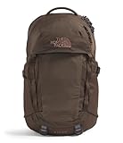 The North Face Recon Everyday Laptop Backpack | Daypack with Water Repellent Finish, 16' Laptop Sleeve, 2 Water Bottle Pockets, Smokey Brown/Latte, One Size