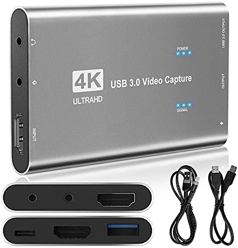 Tobo Video Capture Card - HDMI Game Capture Card USB 3.0 4K 1080p 60fps for Live Streaming Gaming Zero-Lag Passthrough (USB-3.0-HD-4K-LOOP) TD-798HVC-picture-27