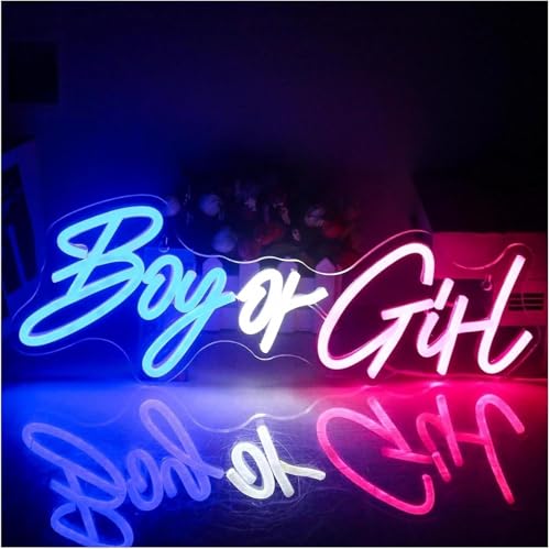 Décoration de fête néon garçon ou fille : enseigne lumineuse pour bar et salon