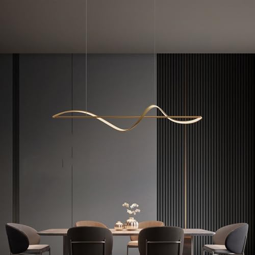 WLBHWL Luci Moderne Dell'isola per Cucina, Lampadario Moderno per Sala da Pranzo sopra Il Tavolo, Luci A Sospensione A LED Dimmerabili, Illuminazione Dell'isola della Cucina, Design Creativo A Forma