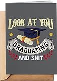 Graduation Card - Funny Graduation Card - Graduation Cards 2025 - College Graduation Card - High School Graduation Card - Granddaughter Graduation Card - Grandson Graduation Card - Congratulations