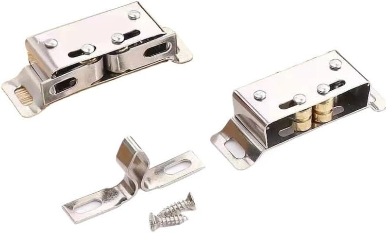 5/10 Sets Stainless Steel Cabinet Door Magnetic Suction Bead Cabinet Door Strong Switch Invisible Press Closure Hardware accesso(10 Sets)