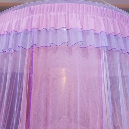 Moustiquaire dôme lit grande polyester doux canopée