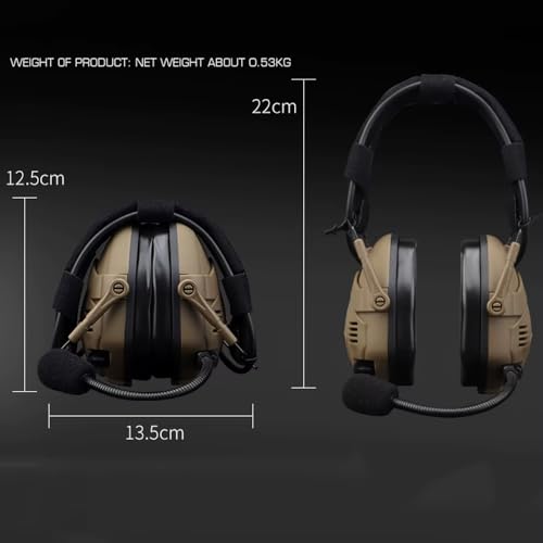Orejeras de protección auditiva con Bluetooth para aislar el ruido del campo de tiro 3