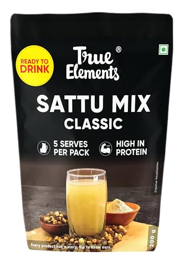 Image of True Elements Sattu Mix Classic (40gm*Pack of 5) - 200gm