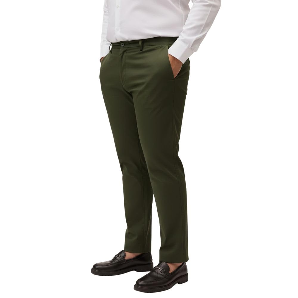 unstd Plus Size Men's Stretchable Chino Pants Pure Cotton Casual Trousers for Men-picture-16
