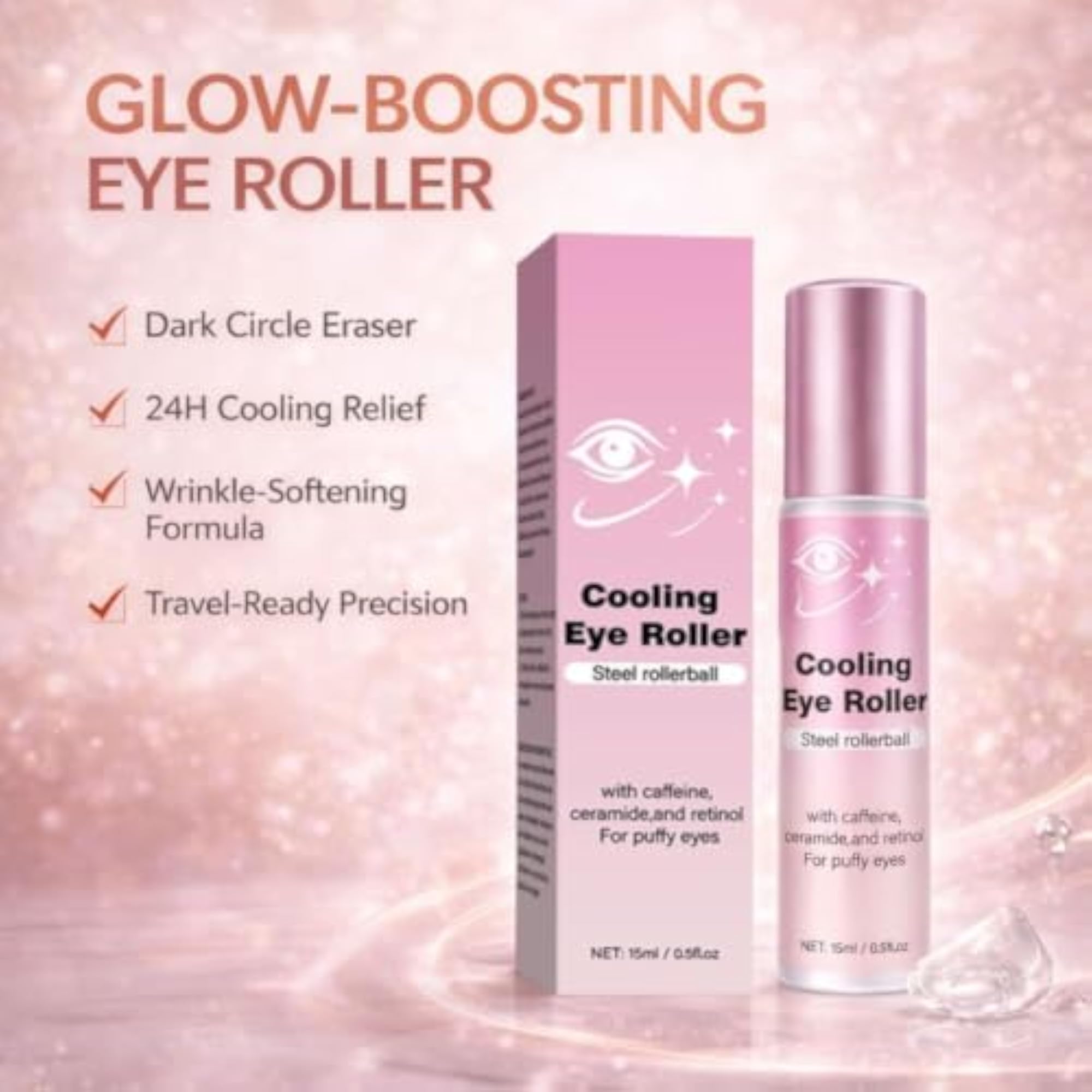Under Eye Brightener Roller for Dark Circles