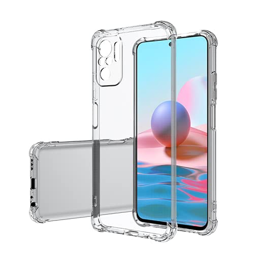 Zore Xioami ile uyumlu Redmi Note 10 Pro Kılıf Kamera Korumalı Nitro Anti Shock Silikon Renksiz