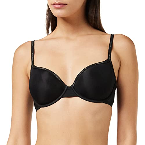 Calvin Klein Damen Demi Lightly Lined BH, Schwarz (Black 001), 65D