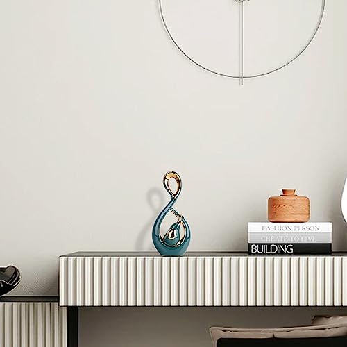 Yunshid 14In Modern Elephant Statue-Green Gold Decor,Abstract Art Ceramic Elephant Decor,Elephant Gifts For Women For Aesthetic Room Decor Office Decor Shelf Decor Centerpieces Table Decorations #TOP5