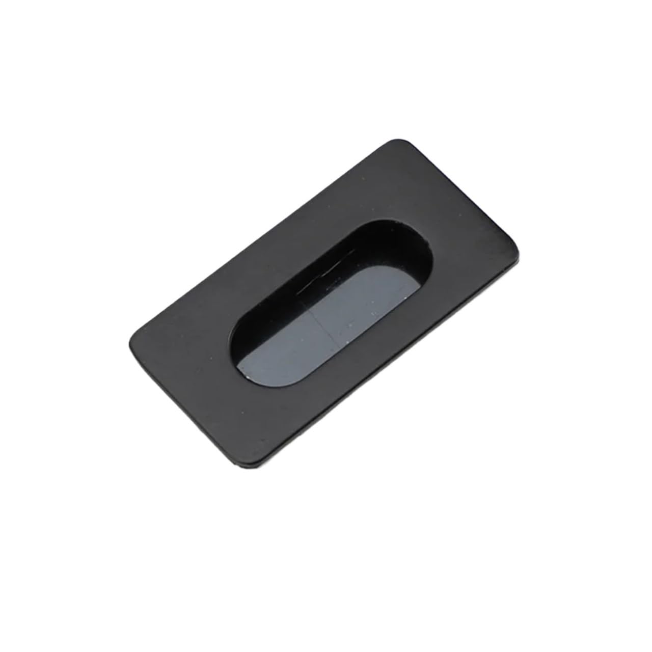 Mohuied 5771 Black Cc2.5inch Recessed Handle Sliding Door Pulls Flush Handles, Recessed Knobs Hardware，Closet For Drawer Cabinet(5771 Black Cc2.5inch)