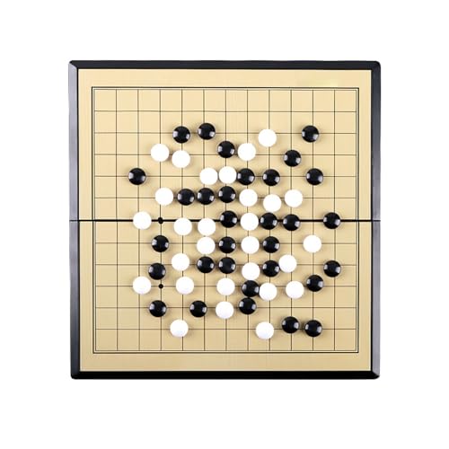 Pezzi Magnetici Robusti: Il grande set di gioco magnetico Go presenta potenti magneti incorporati nei pezzi, garantendo che rimangano saldamente in posizione sulla tavola. Che tu stia godendo di una partita informale o di un gioco più competitivo, questo set di giochi da tavolo Go garantisce un'esperienza di gioco stabile e ininterrotta.