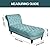 FantasDecor Chaise Lounge Cover Stretch Chaise Chair Covers for Living Room Chaise Slipcover Armless Chaise Lounge Indoor Slipcover for Bedroom Chaise Soft Jacquard Fabric Machine Washable, Taupe