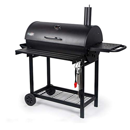 Portable Design Barbecue Home Kitchen Picnic Picnic Quality Thick Stainless Steel Charcoal Barbecue With Wild Stretchable Picnic Shelf Stable and Durable