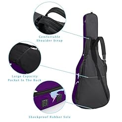 Housse de transport rembourrée pour guitare en tissu Oxford imperméable avec bandoulière réglable Motif silhouette de… - Les Beatles, Paul McCartney, John Lennon, RIngo Starr, George Harrison Housse de transport rembourrée pour guitare en tissu Oxford imperméable avec bandoulière réglable Motif silhouette de… – Image 3
