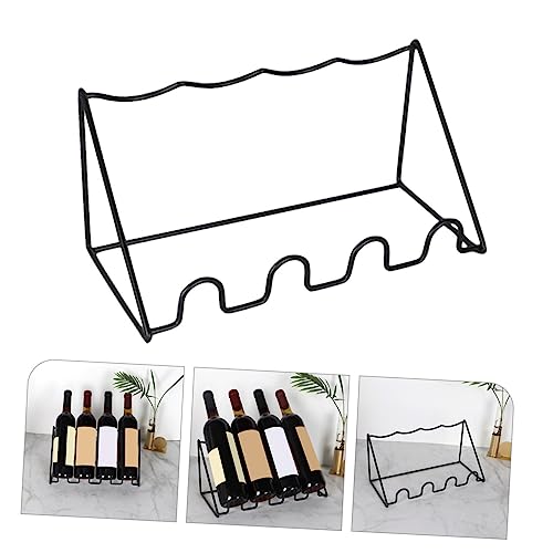 Soporte para botellas de vino de hierro Luxshiny miniatura 4