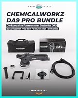 Poliermaschinen Set: chemicalworkz DA9 Pro Exzenter Poliermaschine + Sonax Politur Set + Royal Pads Premium Polierpads + Dr. Wack Versiegelung für Lack + Zubehör | 20-teilig – Ansicht 3