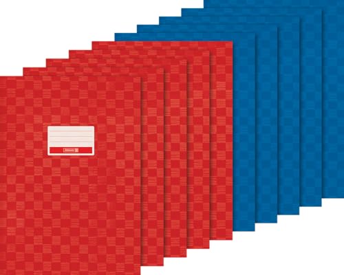 BRUNNEN Hefthüllen-Set | 215×310 mm A4 sortiert 10 Stück