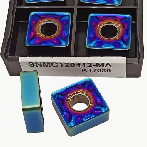 Juego de 10 Insertos para Torneado CNC SNMG120408-MA KT7030 miniatura 2