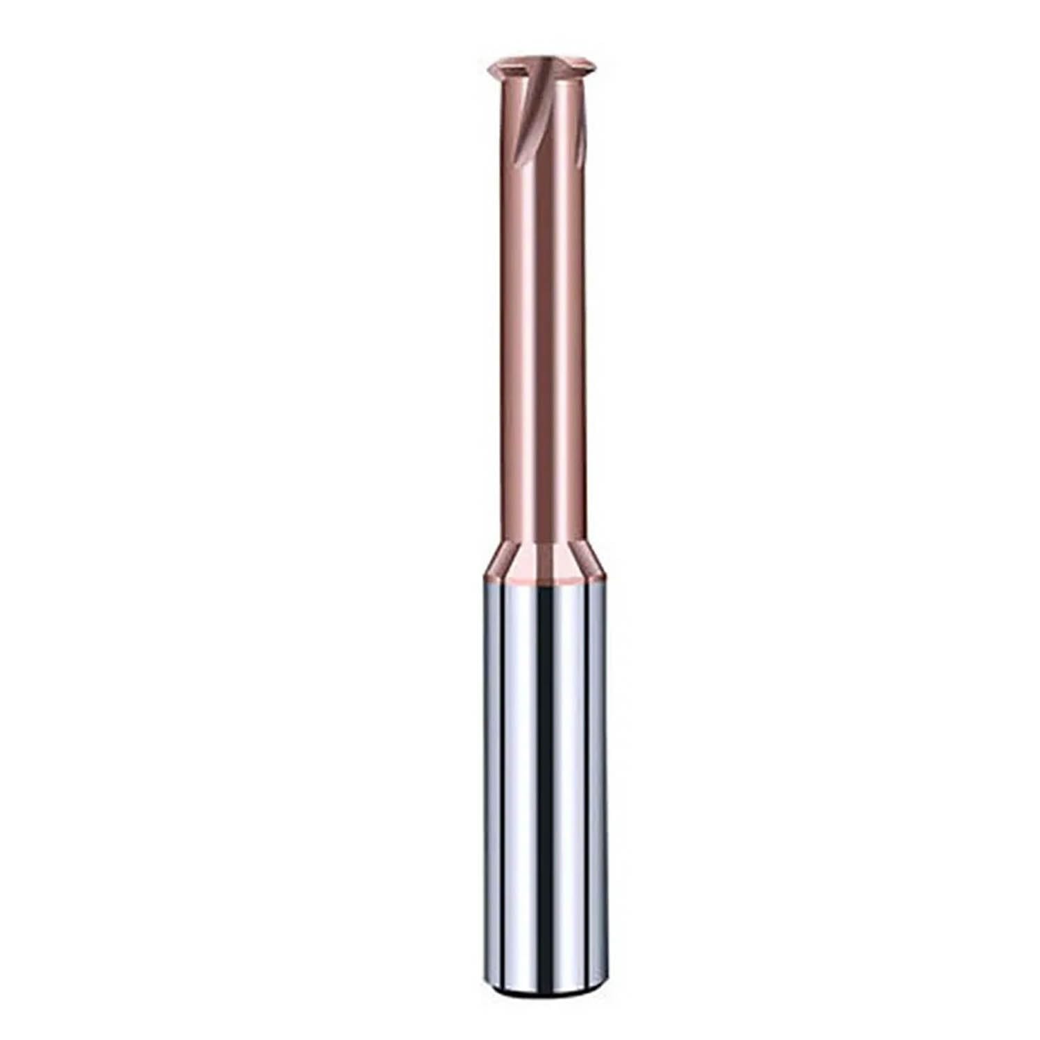 Fresa, Fresa spirale a dente singolo carburo, metrica(M0.8x0.2 steel)