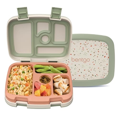 Bentgo® Kids 5-Compartment Leak-Proof Bento-Style Lunch Box (Whim...