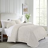 California Design Den Full/Queen Size Duvet Cover Set, 400 Thread Count 100% Cotton, Sateen Comforter Cover & 2 Pillow Shams Bedding Queen Size Set, Button Closure, Corner Ties (Paisley Beige)