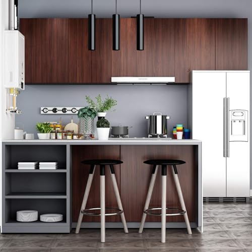 Image of VKR Self Adhesive Vinyl Wallpaper Sheet | Waterproof Peel & Stick Furniture Wrap for Kitchen Countertops, Cabinets, Tables, Shelves & Storage Units (Modern, Pack of 1)