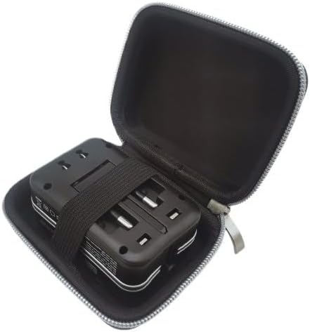 Miniatura 2 de Multi-functional Electronic Accessories Storage Bag, Portable Digital Device Organizer, Shockproof Travel Case (black, 8 * 8.5 * 6.5cm)