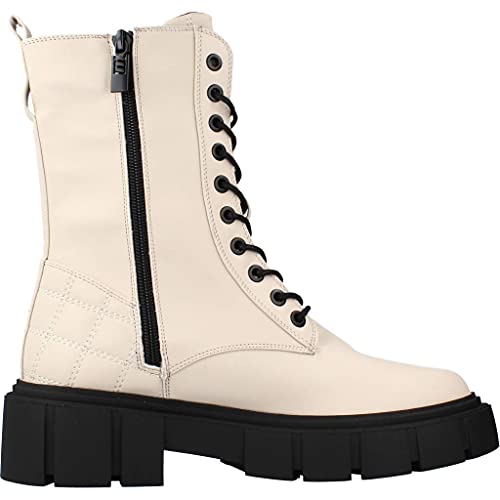 Botas beige mujer media caña 【√ Ver Aquí】 Botasdemujer.com.es