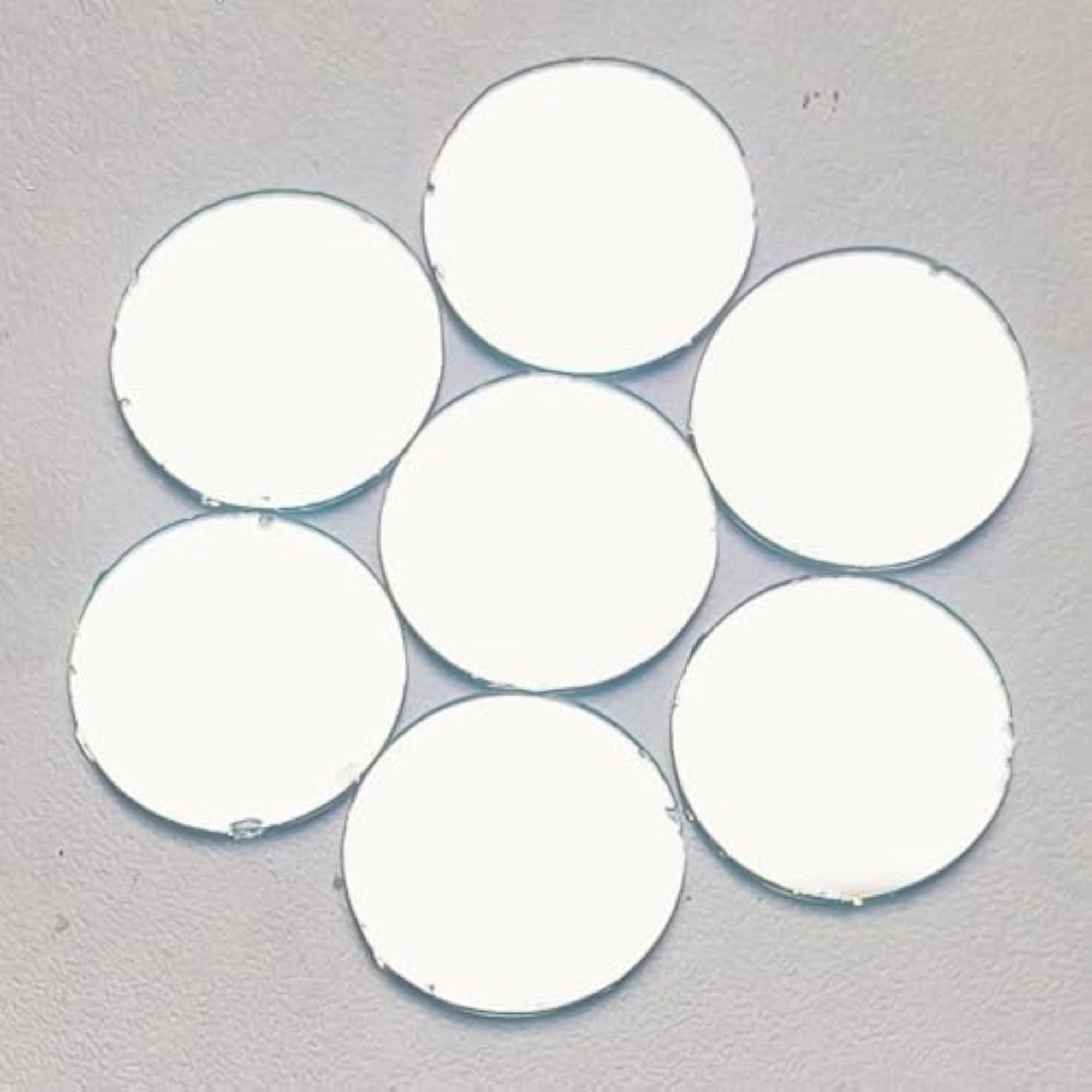 Big Size Round Shape Mirror for Art & Crafts, 50 Pieces