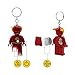 Lego DC Super Heroes Keychain Light - The Flash (KE65H), Large 3 Inch Tall Figure, Bag Charm, Accessory