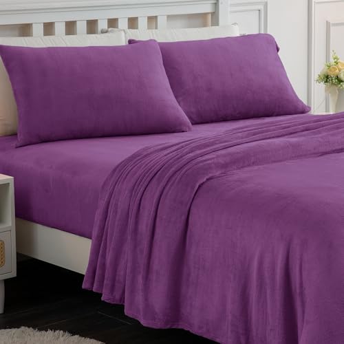 Softan Queen Micro Fleece Sheets Set
