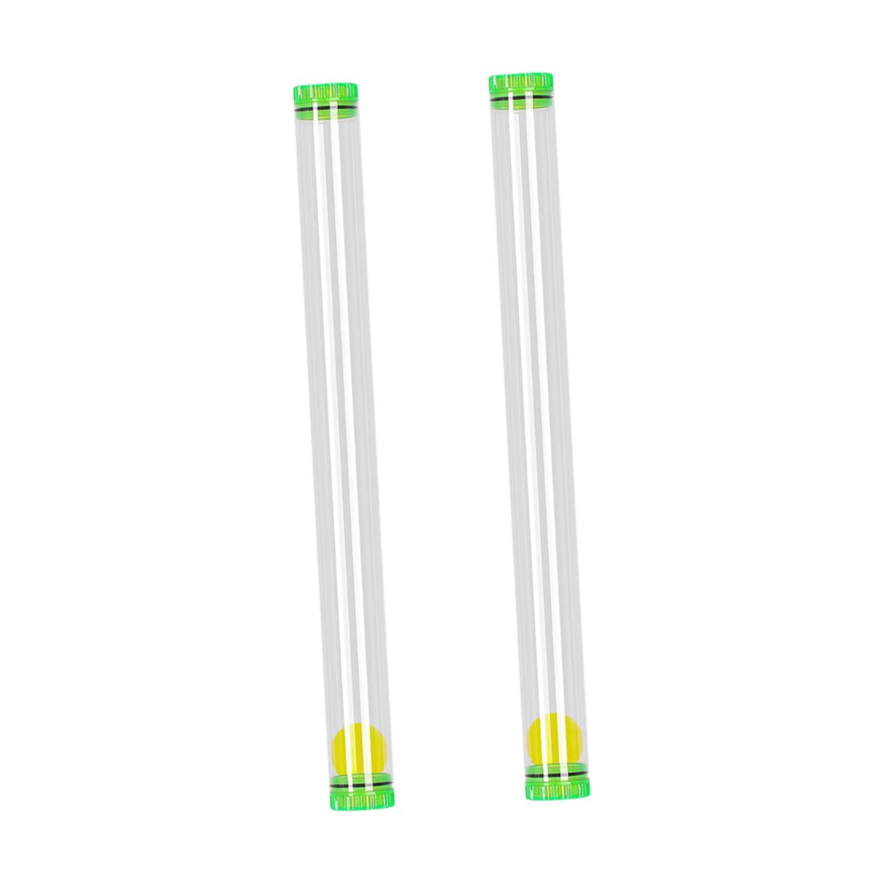 Abaodam 2Pcs Fishing Floats Storage Tube Transparent Containers with Built Spacer for Outdoor Fishing Lightweight and Convenient Fishing Holders Protects and Organizes