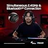 HyperX Cloud Alpha 2 Wireless Gaming Headset with 53mm Dual-Chamber Drivers and up to 250 Hours Battery Life, RGB Base Station, Simultaneous 2.4GHz & Bluetooth - Black
