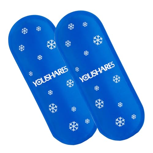YOUSHARES Diabetes Ice Packs for Diabetic Travel Case - TSA Approved Ice Packs for Insulin Cooler Travel Case Mini Ice Packs Suitable for Most Insulated Medication Travel Bag2 Packs