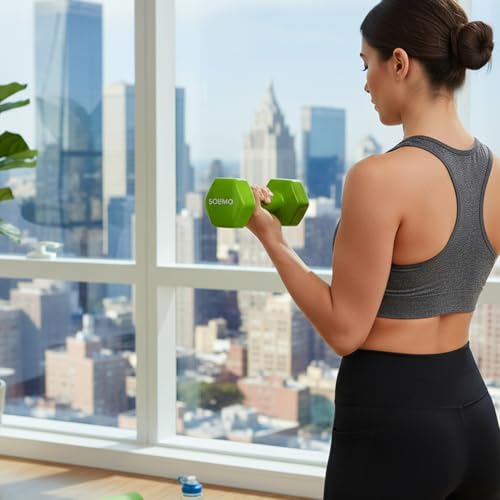 Image of Amazon Brand - Solimo Vinyl Dumbbell