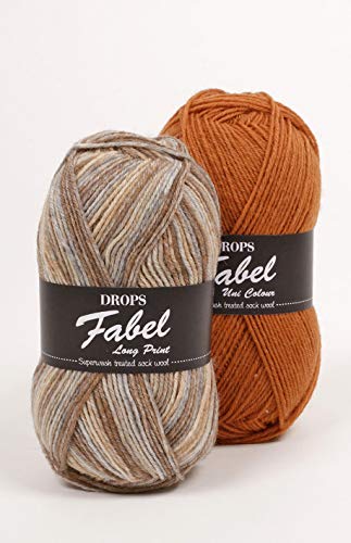 Amazon.com: Superwash Sock Wool Blend Multicolored Yarn Drops