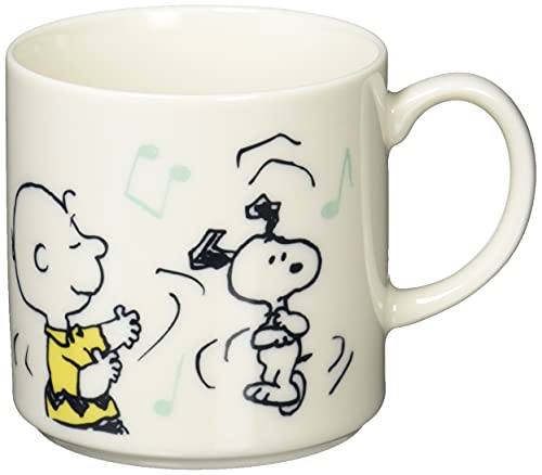 「 PEANUTS(ピーナッツ) 」 マグカップ 350ml ダンス 日本製