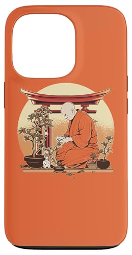 BONSAI 盆栽の木、盆栽の植物、盆栽の植木鉢、盆栽 スマホケース iPhone 13 Pro 用