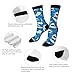 Jiekenmo Nautical Whale Shark Ocean Casual Unisex Novelty Fun Crew Socks Fashion Comfortable Men And Women Crazy Dress Socks