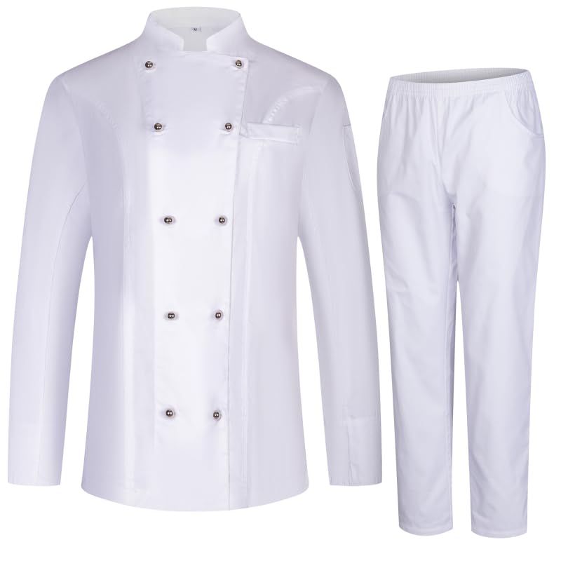 MISEMIYA - Kochjacke und -HOSE für Damen - Kochjacke für Damen - Gastronomieuniform - 848-8312