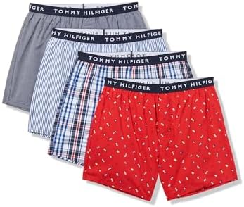 Tommy Hilfiger mens Cotton Classic 4-pack Woven Boxer