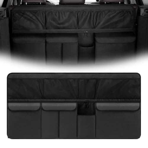 に適用 トヨタクラウン210系 クラウン アスリート/ロイヤル GRS200 トランク 収納ポケット 車載収納バッグ シート バックポケット オックスフォード布素材 取付簡単 耐磨耐刮 トランク 後部座席適用 軽自動車 SUV 汎用 車内整理(K)