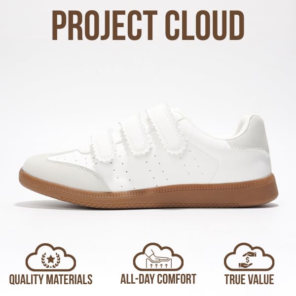 Project Cloud Sneakers for Women – Stylish & Comfortable Women's Fashion Sneakers with Memory Foam Insole – Lightweight Vegan Leather Womens Shoes – Fashion Shoes for Women 2025 (Ysabelle)3