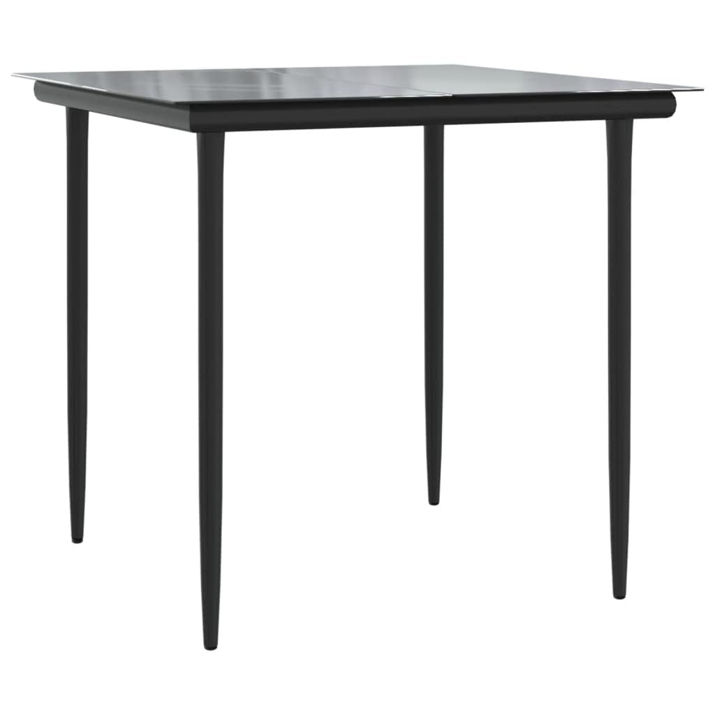 Set da pranzo da giardino in acciaio e textilene per giardino, terrazza, balcone, numero di articoli 400703