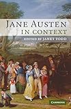 Jane Austen in Context (The Cambridge Edition of the Works of Jane Austen)