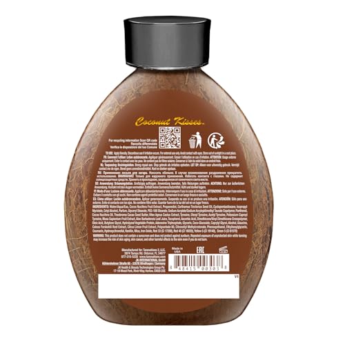 Ed Hardy Coconut Kisses Golden Tanning Lotion Cruelty Free, Gluten Free, Mineral Oil Free, DHA Free for All skin type, 13.5oz