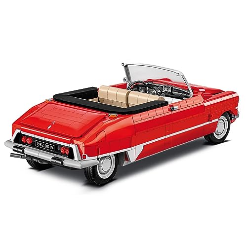 COBI Cars escala 1:12 Citroën DS 19 decapotable rojo miniatura 4