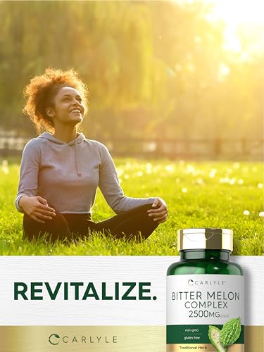 Image of Carlyle Bitter Melon Capsules | 200 Count | Non-GMO & Gluten Free Extract | Complex Supplement